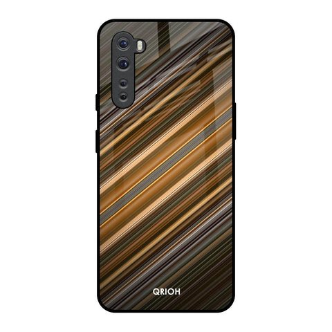 Diagonal Slash Pattern Glossy Case for OnePlus Nord