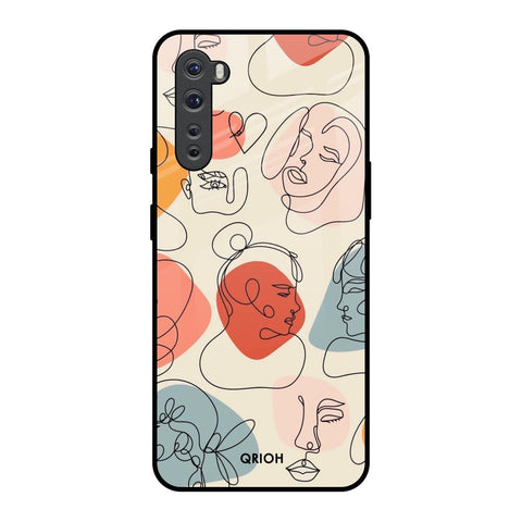Abstract Faces Glossy Case for OnePlus Nord