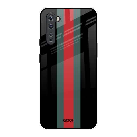 Vertical Stripes Glossy Case for OnePlus Nord