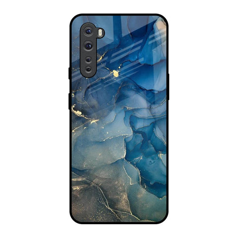 Blue Cool Marble Glossy Case for OnePlus Nord