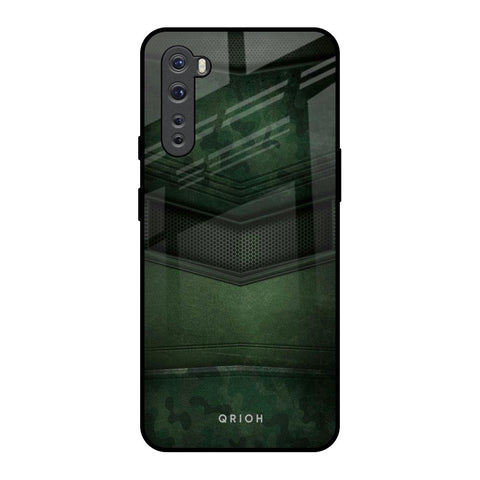 Green Leather Glossy Case for OnePlus Nord