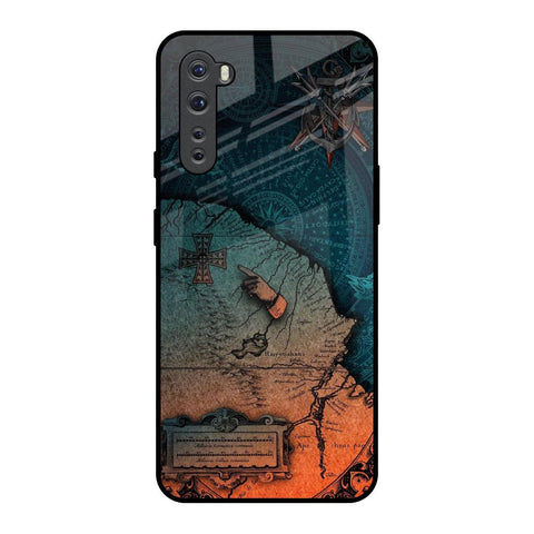 Geographical Map Glossy Case for OnePlus Nord