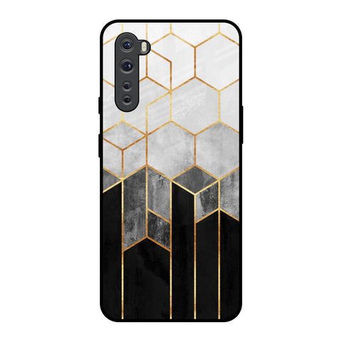 Tricolor Pattern Glossy Case for OnePlus Nord