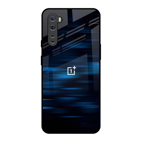 Blue Rough Abstract Glossy Case for OnePlus Nord