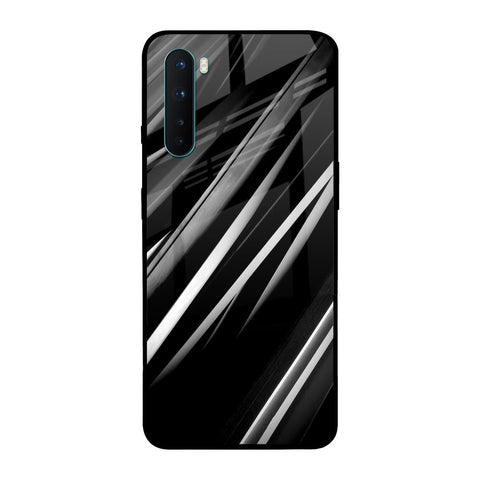 Black & Grey Gradient Glossy Case For OnePlus Nord