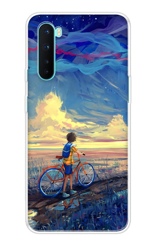 Riding Bicycle to Dreamland Soft Cover for OnePlus Nord