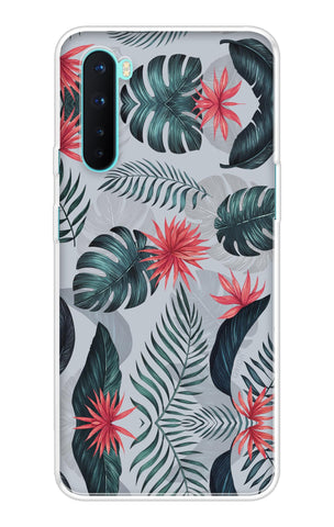 Retro Floral Leaf Soft Cover for OnePlus Nord