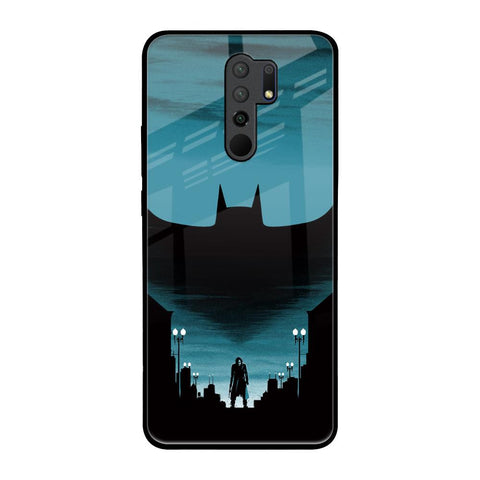 Cyan Bat Glossy Case for Redmi 9 prime