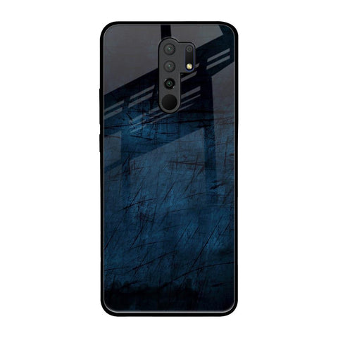 Dark Blue Grunge Glossy Case for Redmi 9 prime
