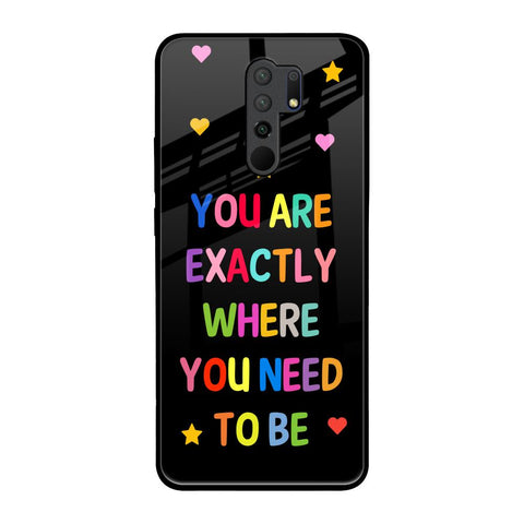 Magical Words Glossy Case for Redmi 9 prime