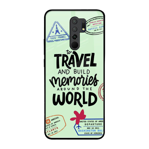 Travel Stamps Glossy Case for Redmi 9 prime
