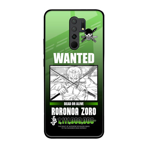 Zoro Wanted Glossy Case for Redmi 9 prime