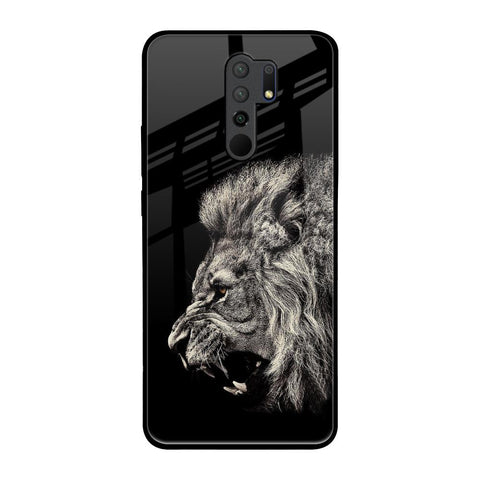 Brave Lion Glossy Case for Redmi 9 prime