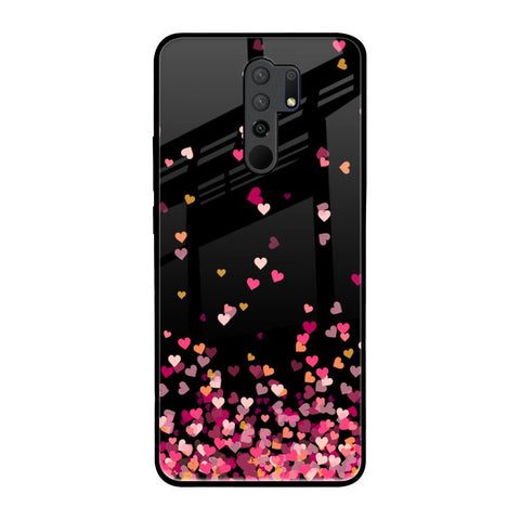 Heart Rain Fall Glossy Case For Redmi 9 prime