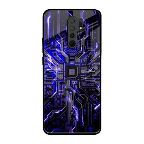 Techno Color Pattern Glossy Case For Redmi 9 prime
