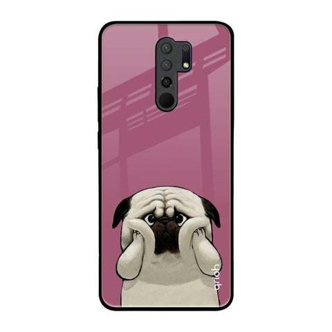 Funny Pug Face Glossy Case For Redmi 9 prime