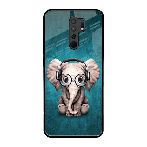 Adorable Baby Elephant Glossy Case For Redmi 9 prime