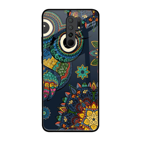 Owl Art Glossy Case for Redmi 9 prime