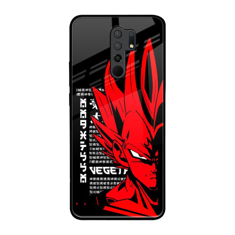 Red Vegeta Glossy Case for Redmi 9 prime