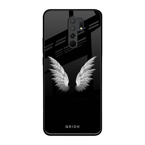 White Angel Wings Glossy Case for Redmi 9 prime