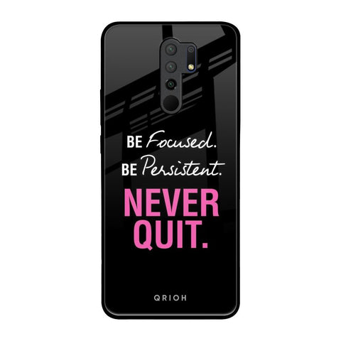 Be Focused Glossy Case for Redmi 9 prime