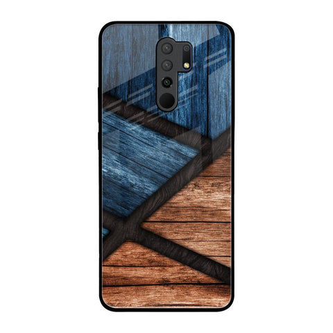 Wooden Tiles Glossy Case for Redmi 9 prime