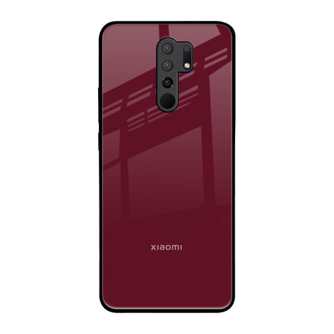 Classic Burgundy Glossy Case for Redmi 9 prime