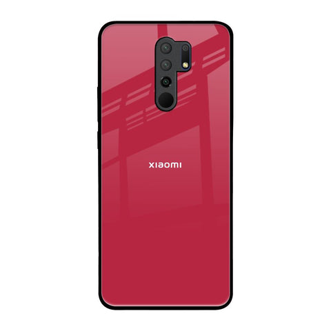 Solo Maroon Glossy case for Redmi 9 prime