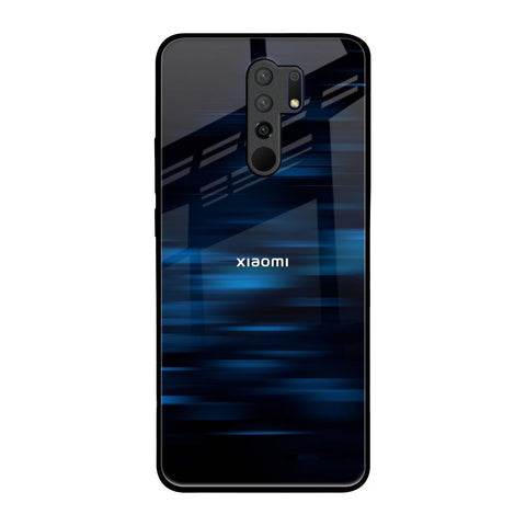 Blue Rough Abstract Glossy Case for Redmi 9 prime