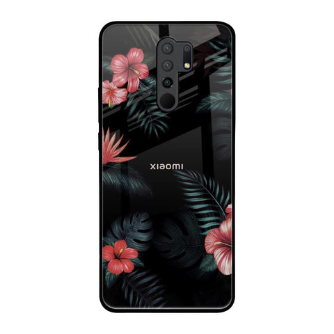 Tropical Art Flower Glossy Case for Redmi 9 prime