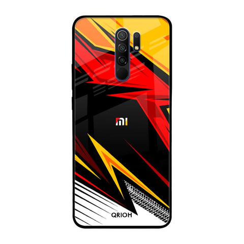 Race Jersey Pattern Glossy Case For Redmi 9 prime