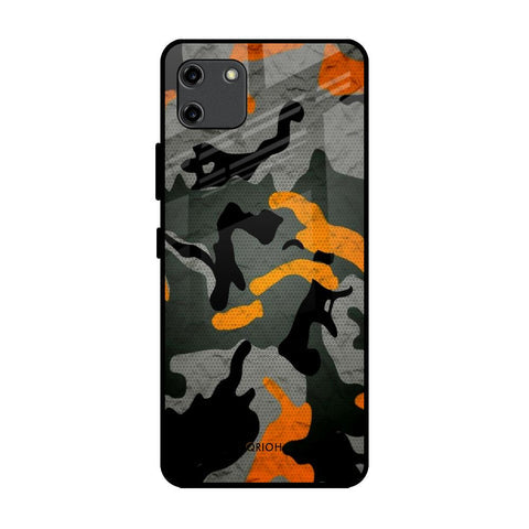 Camouflage Orange Glossy Case For Realme C11