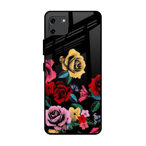 Floral Decorative Glossy Case For Realme C11