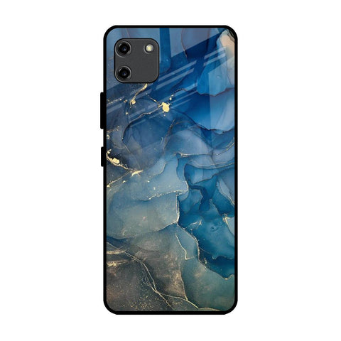 Blue Cool Marble Glossy Case for Realme C11