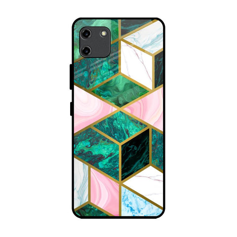 Seamless Green Marble Glossy Case for Realme C11