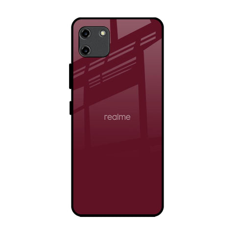 Classic Burgundy Glossy Case for Realme C11