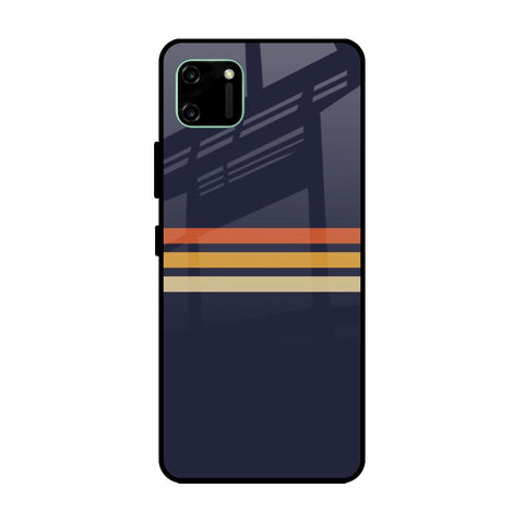Tricolor Stripes Glossy Case For Realme C11