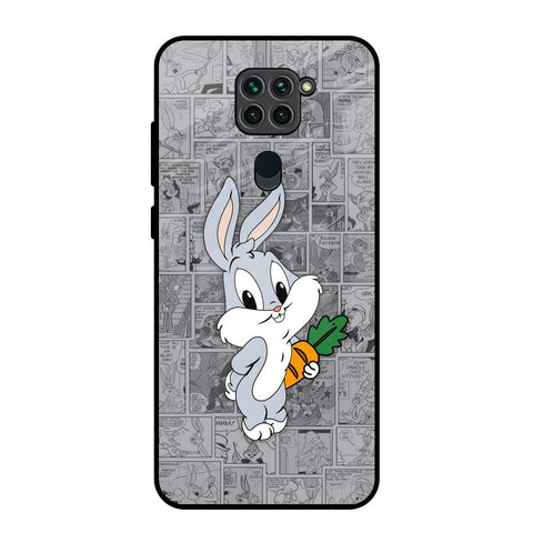 Cute Baby Bunny Glossy Case for Redmi Note 9
