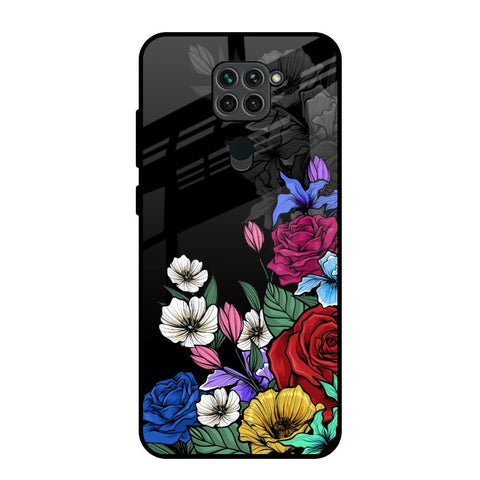 Rose Flower Bunch Art Glossy Case for Redmi Note 9