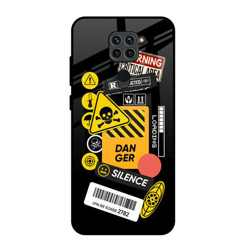 Danger Signs Glossy Case for Redmi Note 9