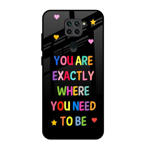 Magical Words Glossy Case for Redmi Note 9