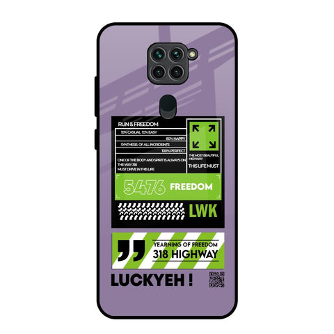 Run & Freedom Glossy Case for Redmi Note 9