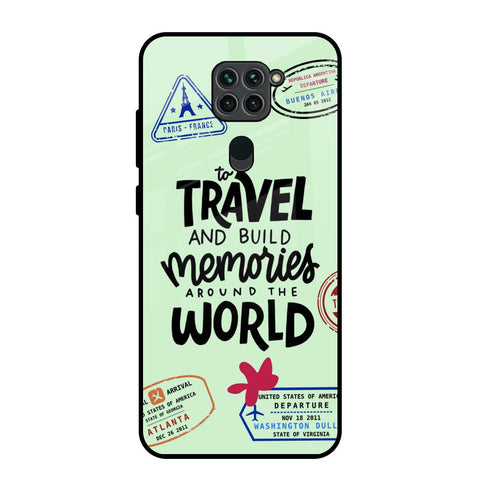 Travel Stamps Glossy Case for Redmi Note 9