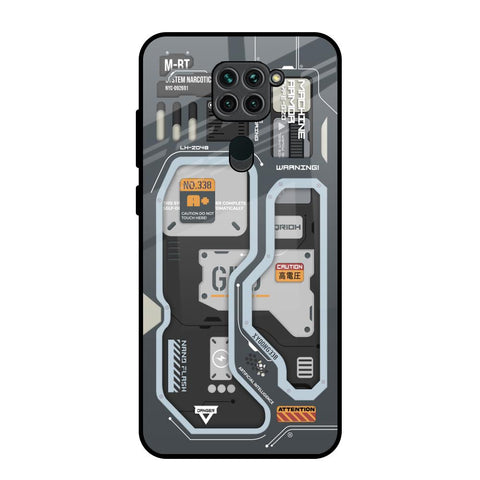 Retro Futuristic Glossy Case for Redmi Note 9