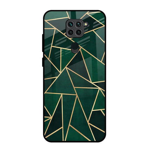 Abstract Green Glossy Case For Redmi Note 9