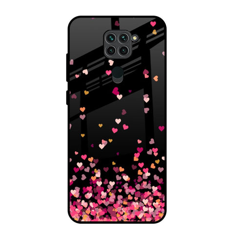 Heart Rain Fall Glossy Case For Redmi Note 9