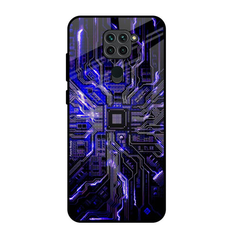 Techno Color Pattern Glossy Case For Redmi Note 9
