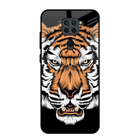 Angry Tiger Glossy Case For Redmi Note 9