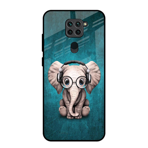 Adorable Baby Elephant Glossy Case For Redmi Note 9