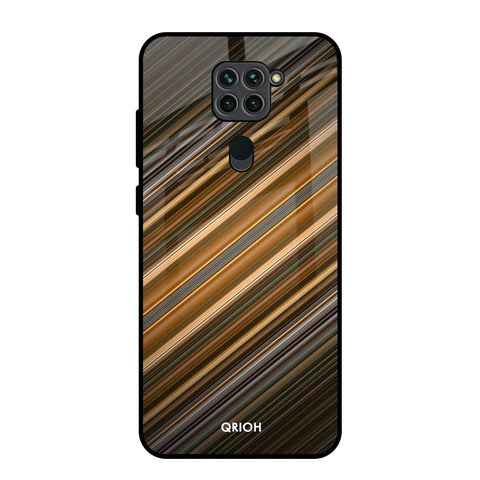 Diagonal Slash Pattern Glossy Case for Redmi Note 9